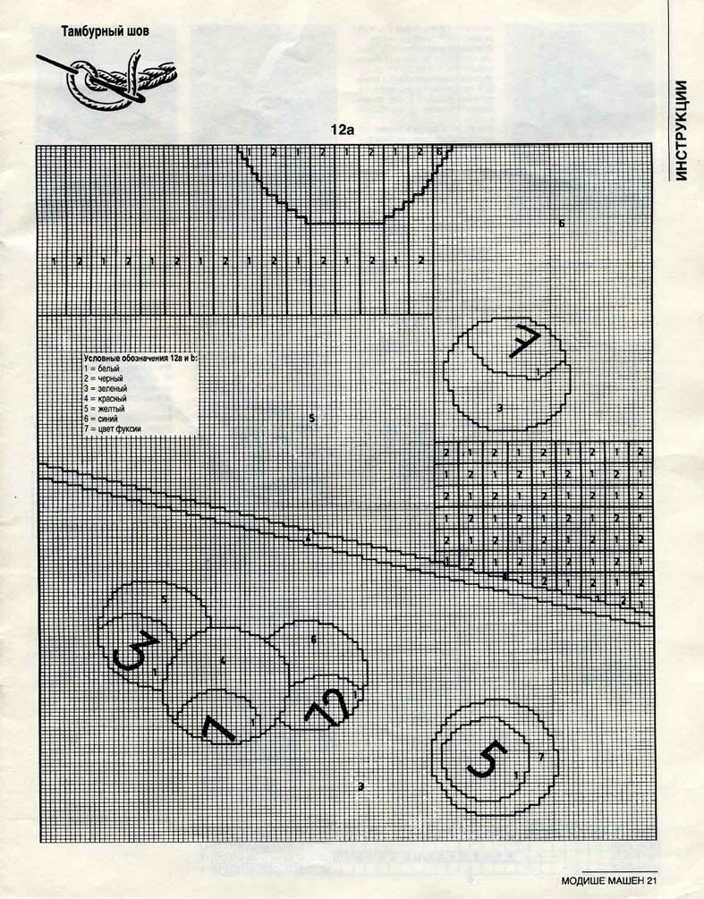 12 а_схема. Modische Maschen