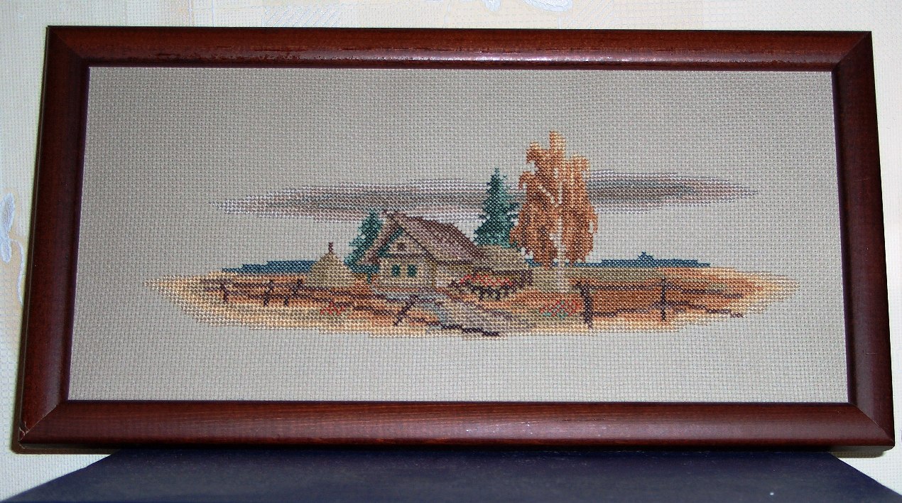 'Деревушка' из серии 'Моя деревня' (Золотое руно). Мои работы