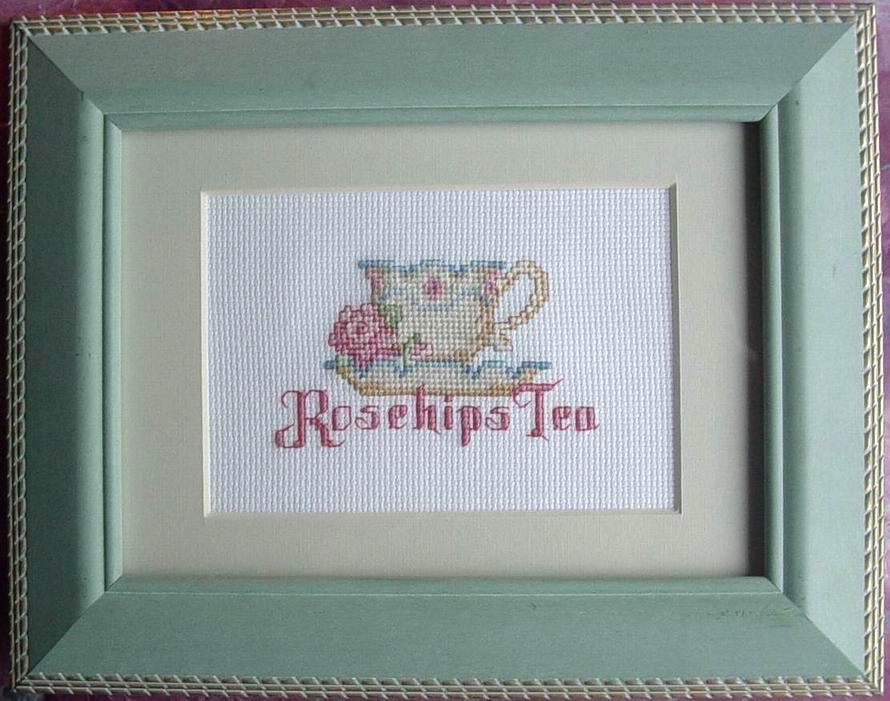 Чашечка с розовым чаем. Мои работы