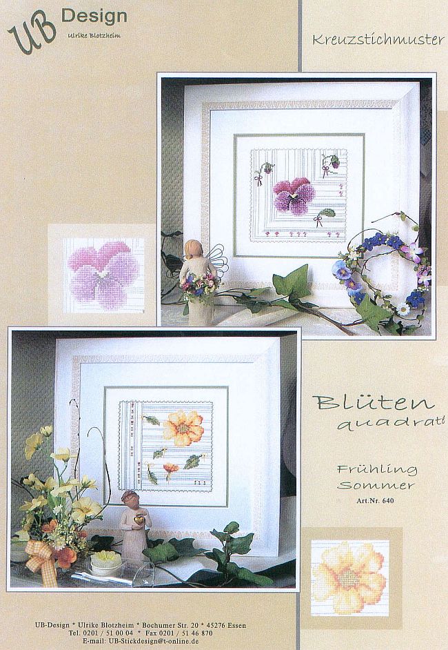 U.B. Blutenquadrate. Bratki