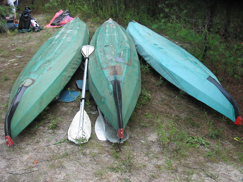 байдарки . река Лух