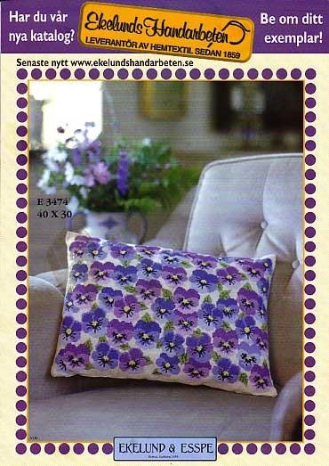 Poduszka bratkowa. Bratki