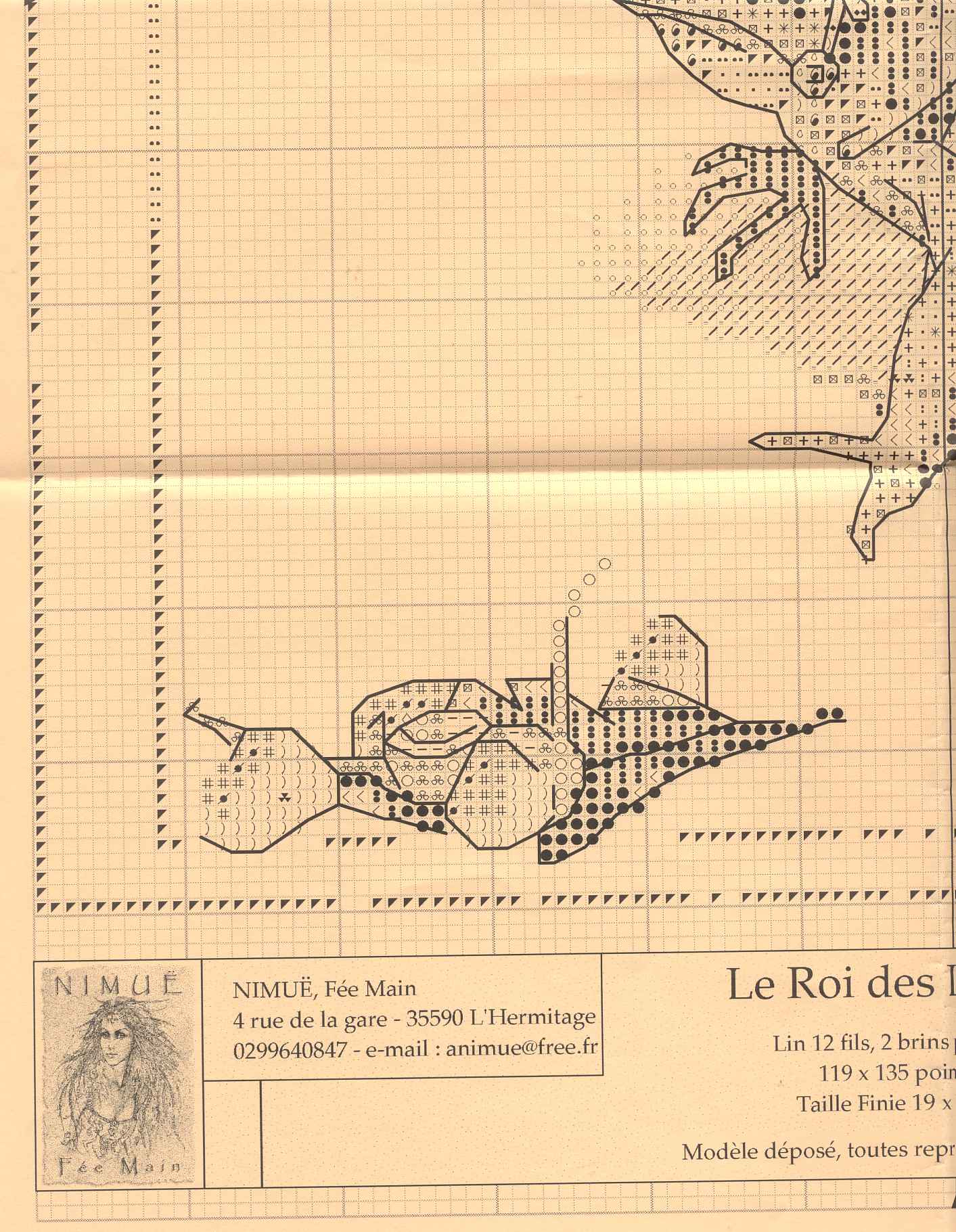 схема 3. Nimuё 'Le roi des lutins'
