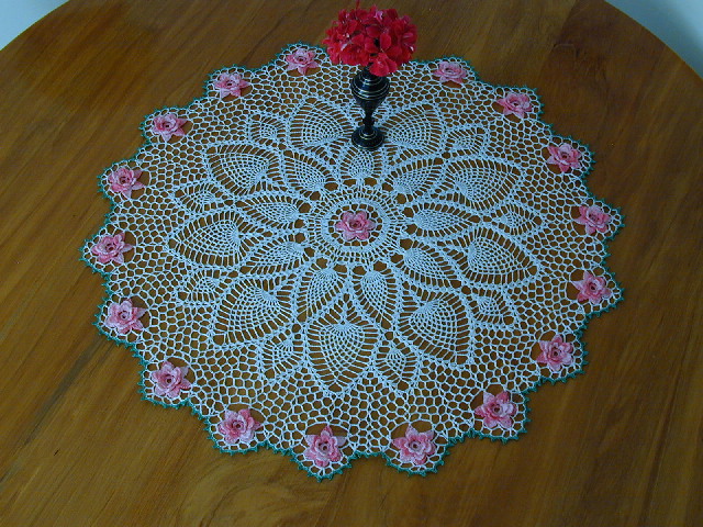 'салфетище' с розами. Мои работы