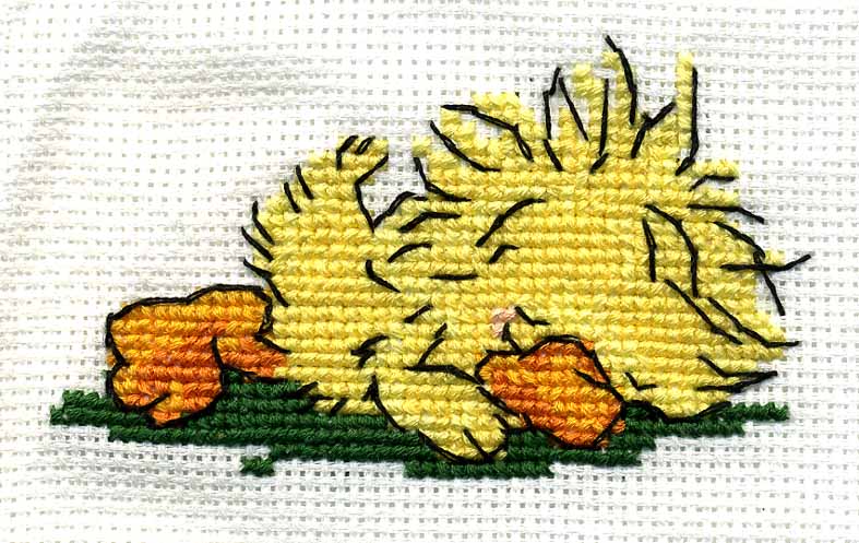 спящий утёнок. мои работы