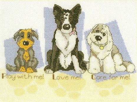 The Three Amigos. DMC Perfect Pets