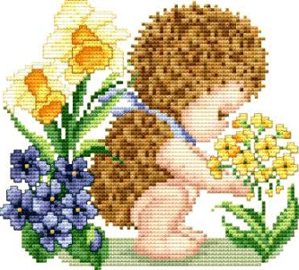 Hedgehog Baby. EMS Animal Babies