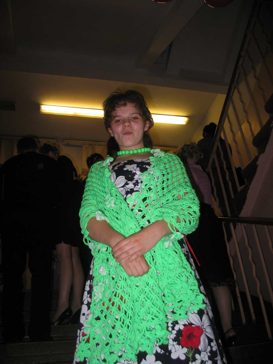 Девушка, скажите изю-ю-юм - снимаю. Шаль для Даши