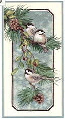 Chickadees. Birds
