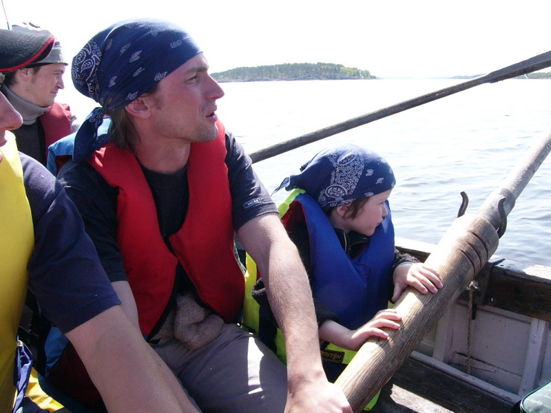 Гребцы на галерах. На ялах поЛадожским шхерам