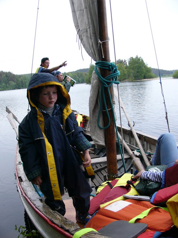 штурман :). На ялах поЛадожским шхерам