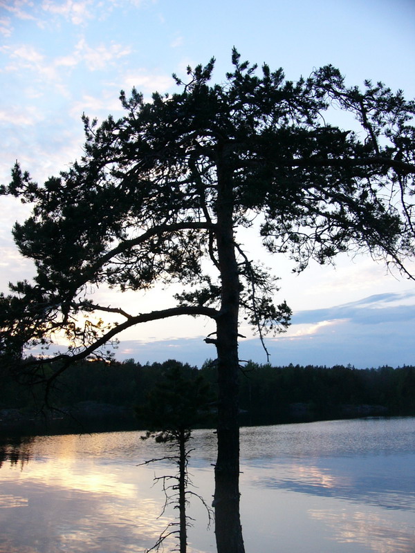 закат на Раханиеми. На ялах поЛадожским шхерам