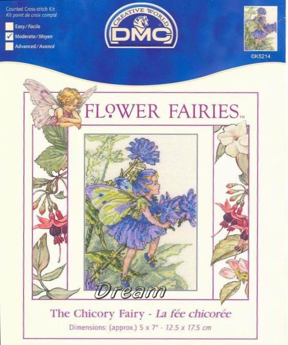 Chicory fairy. Flower Fairy