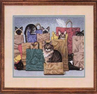 Sunset Bag Ladies. Cats
