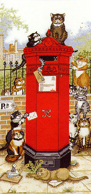 Needlepoise First Class Cats. Cats