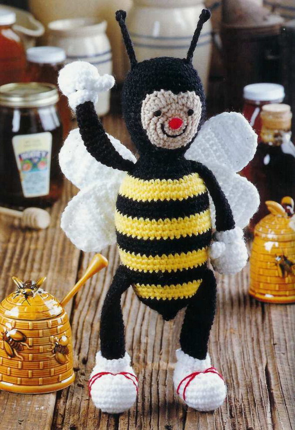 Пчёлка - игрушка (крючком). 5.4 Пчёлки