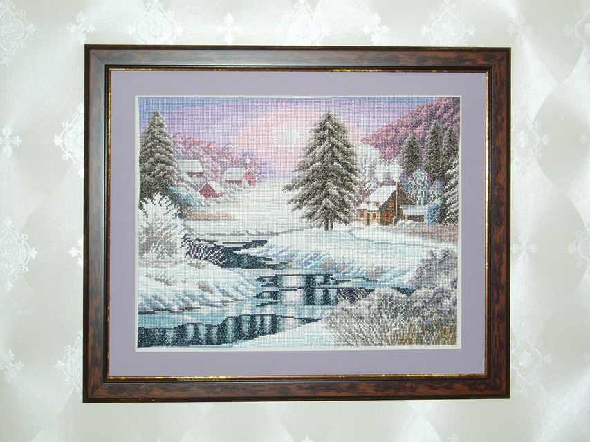 В плену у зимней красоты. Работы моей мамы