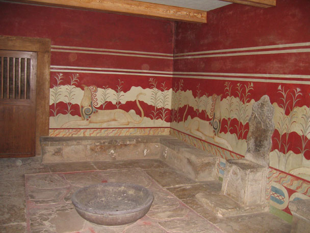 Тронный зал царя Миноса. КРИТ 2005 