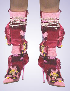 вязаные сапожки. Идеи