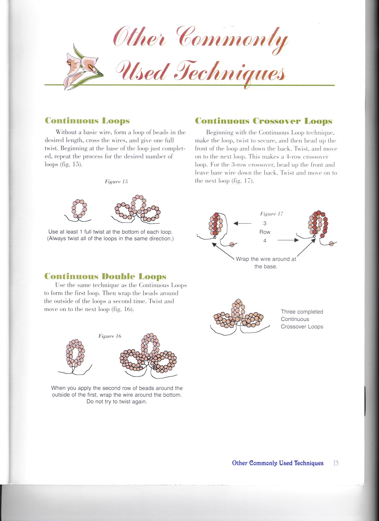 р 13. French-beaded Flowers