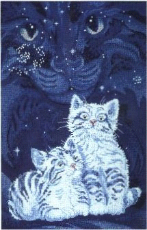 Fleur de Lis Wish Upon a Star. Cats