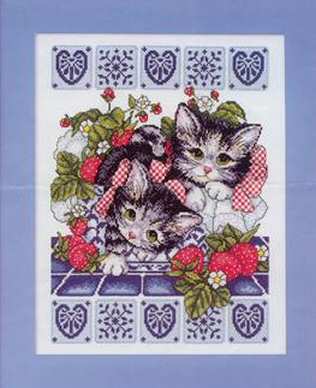DW Strawberry Kittens. Cats