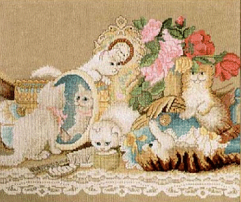 DC Kitties at Play. Cats