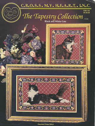 CMH Black & White Tapestry Col. Cats