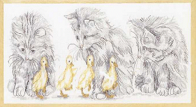 Anchor Duckling Parade. Cats