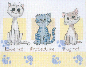 Feline Friends. DMC Perfect Pets