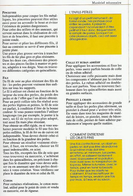 Creer avec les perles