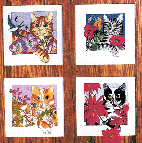 Cats & Flowers. Cats