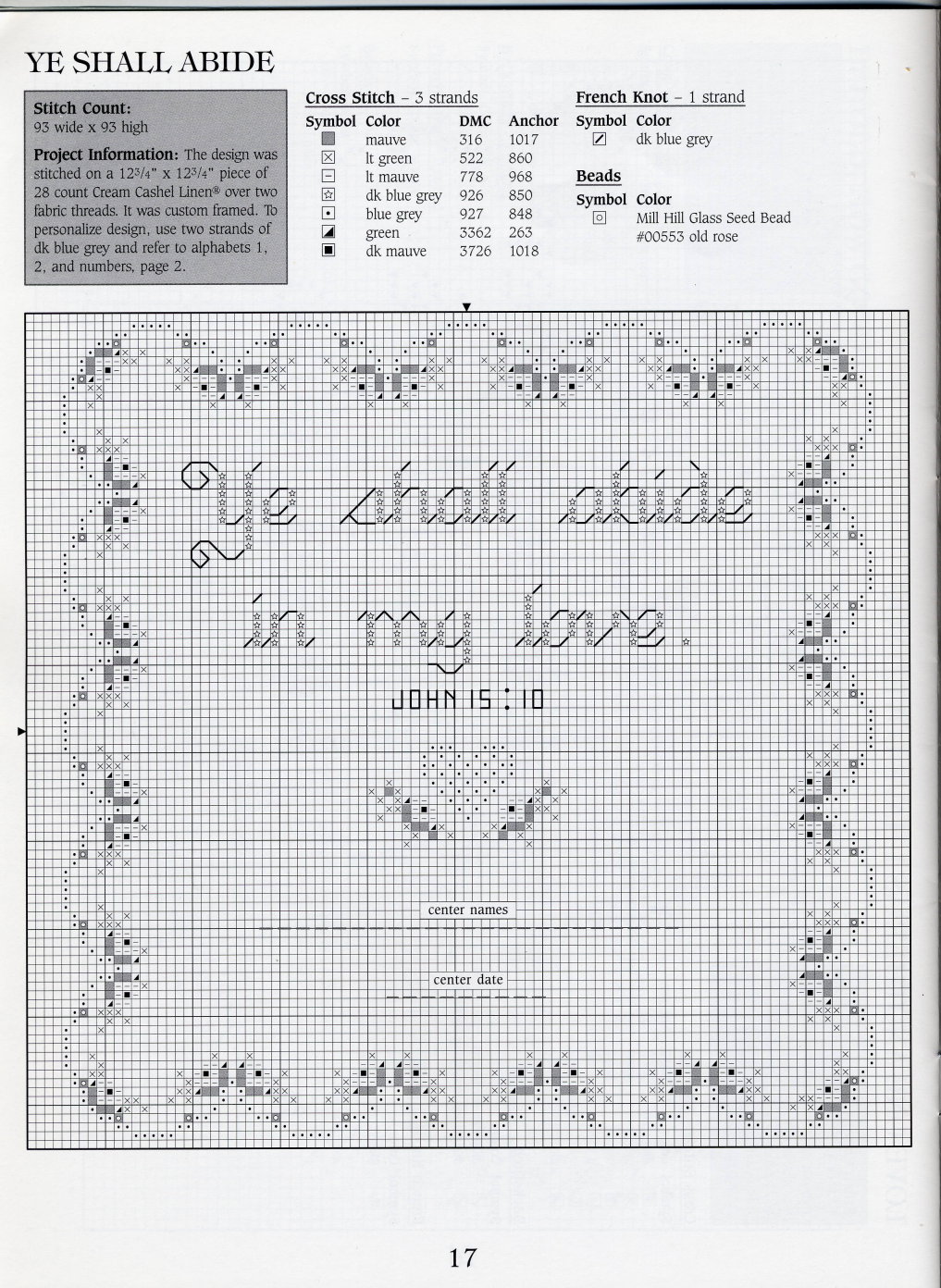 Ye Shall Abide. United in God's Love