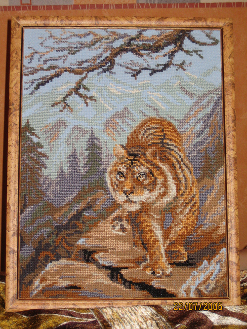 Тигр от фирмы Риолис. Мои работы