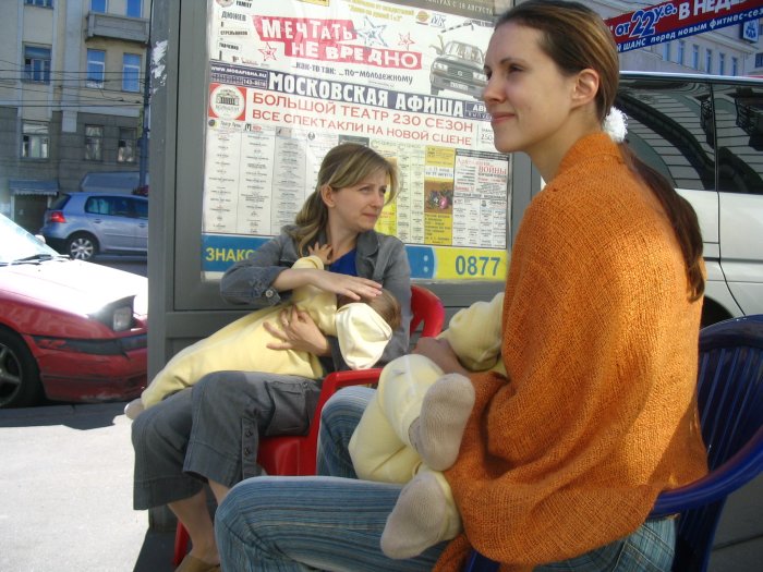 Пропаганда ГВ, прям посреди Проспекта Мира ;)). Киносъемки авг.-окт. 2005