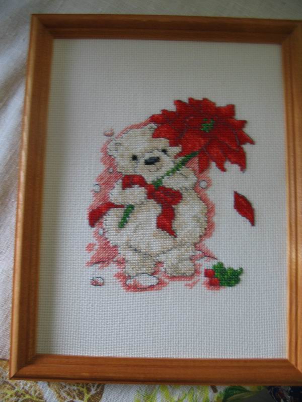 Мишка с цветочком. встреча в Красноярске (июнь)