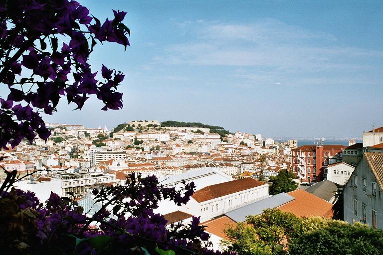 Вид на город (Лиссабон). Португалия
