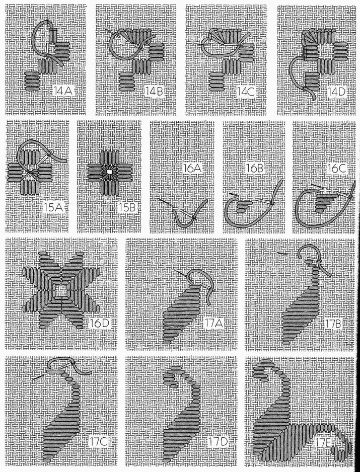 Вышивки хардангер схемы