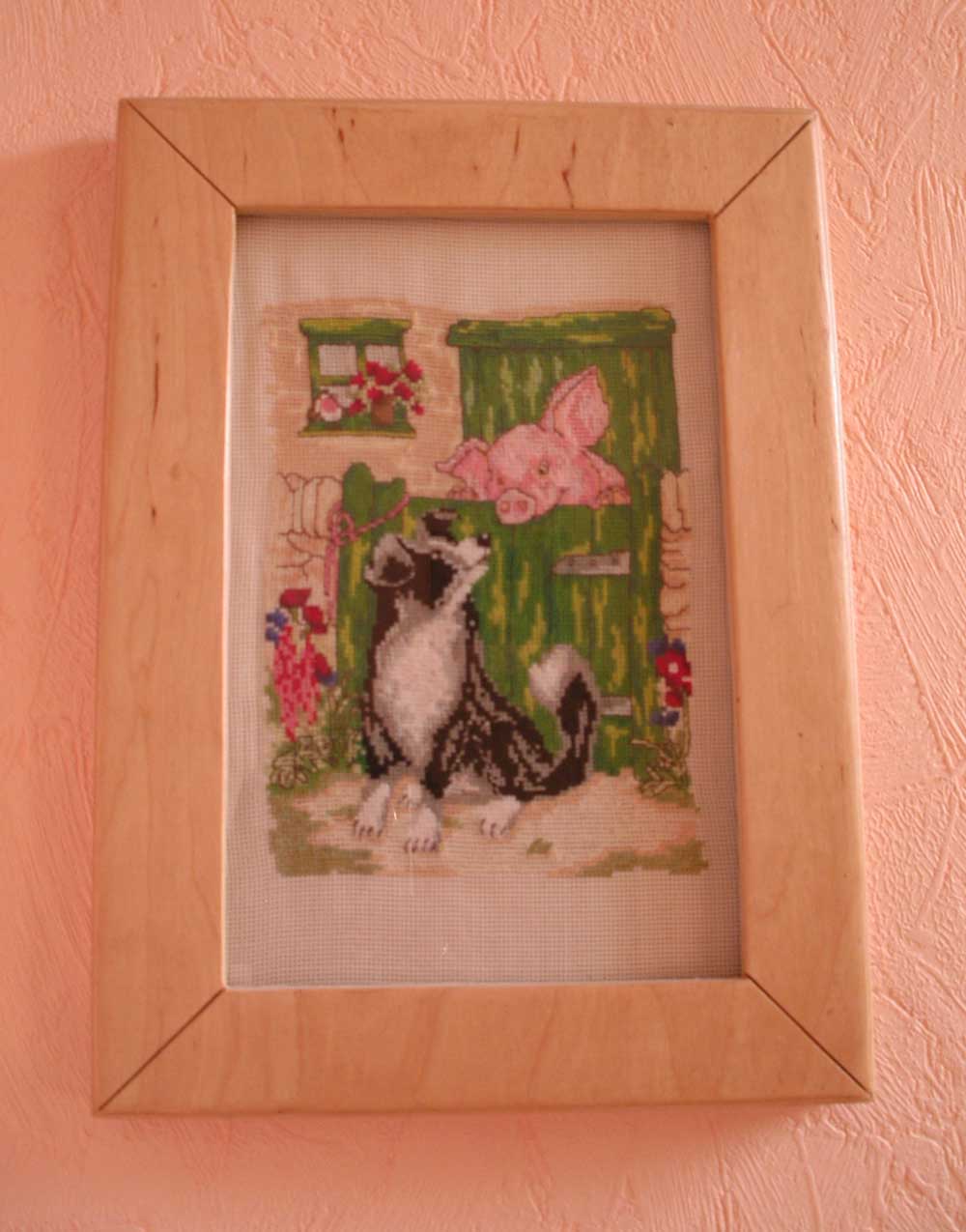 Поросёнок и щенок. Мои работы