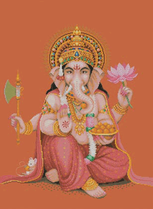 44-B Ganesha - The Hindu God of Wisdom. PINN