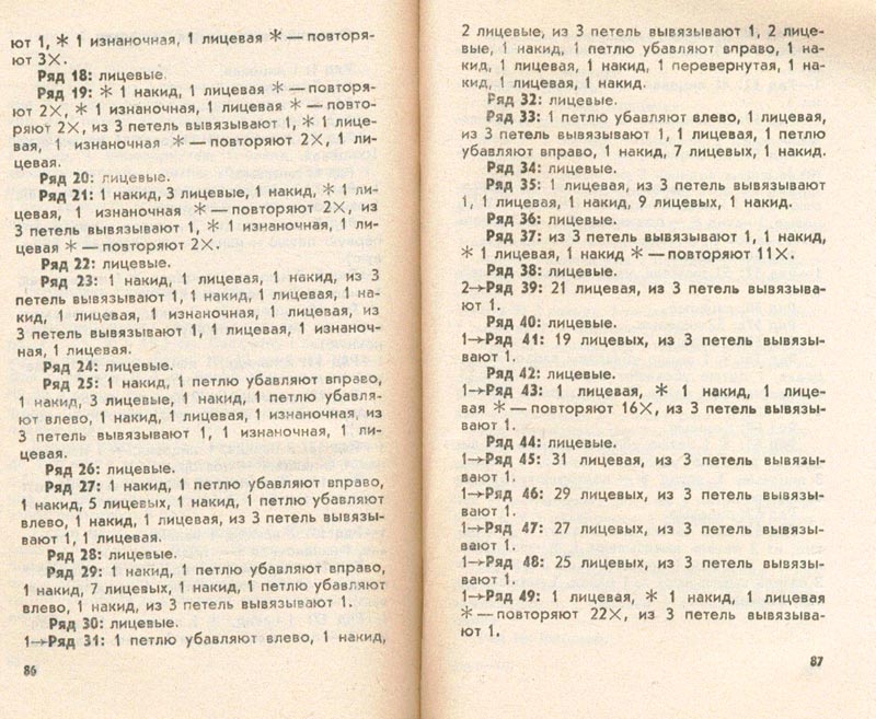 43. Тушинська Салфетки на спицах
