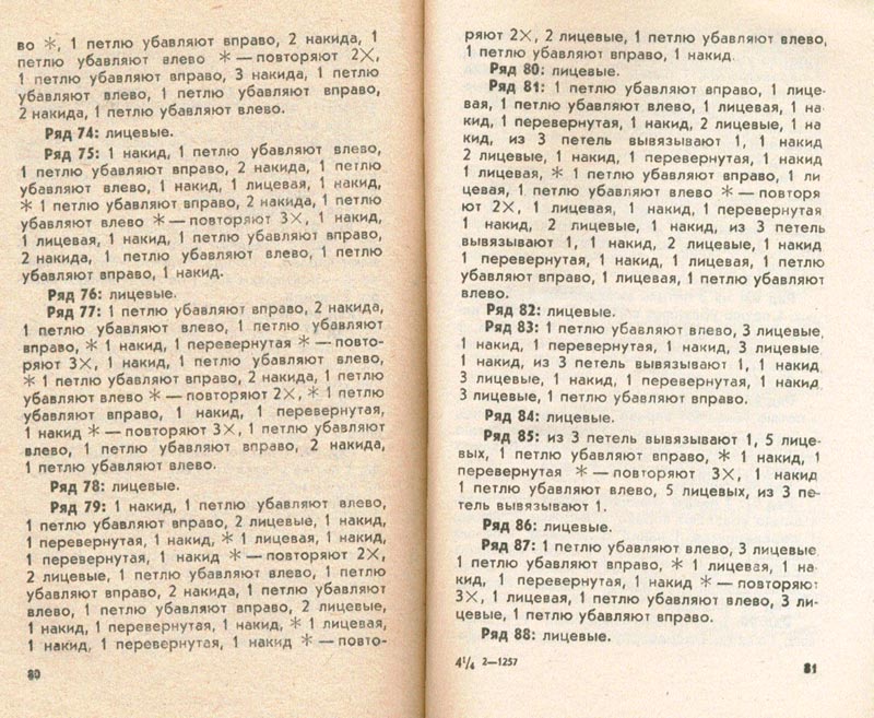 40. Тушинська Салфетки на спицах