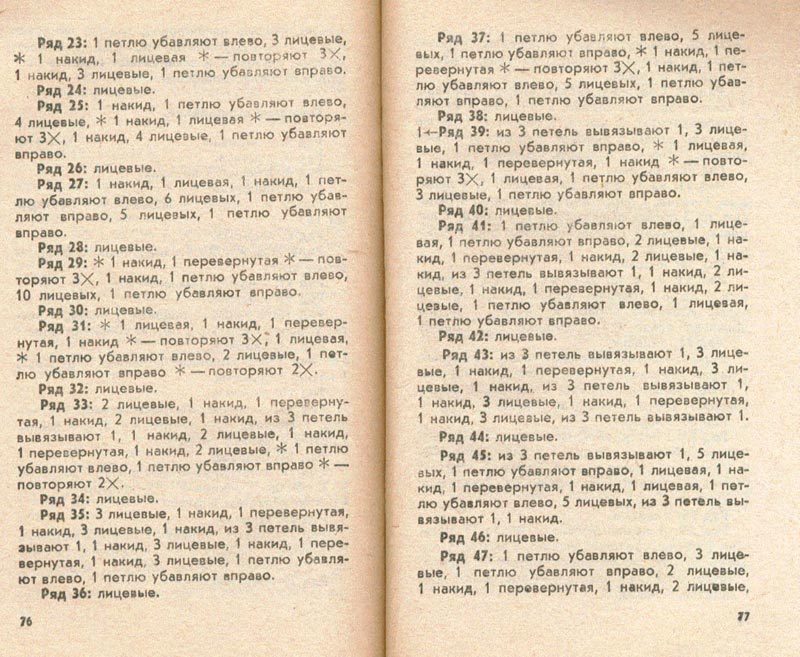 38. Тушинська Салфетки на спицах