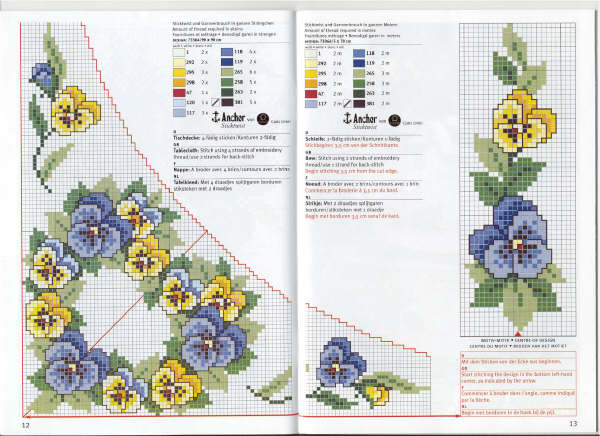 анютины глазки. Цветы, бабочки... - Flowers, butterflies...