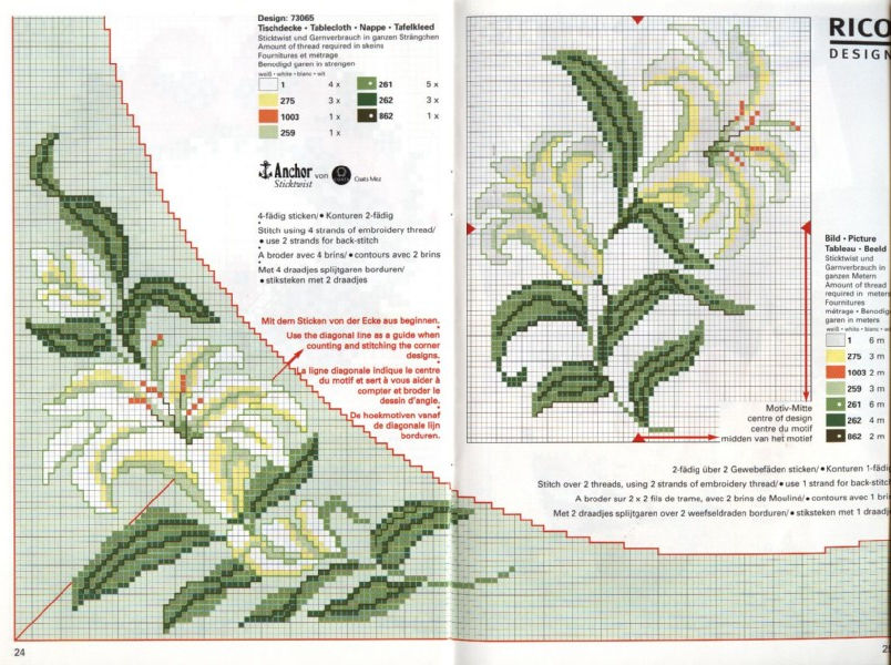 лилии. Цветы, бабочки... - Flowers, butterflies...