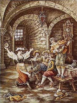 Lustige Muzikanten. Wiehler-original