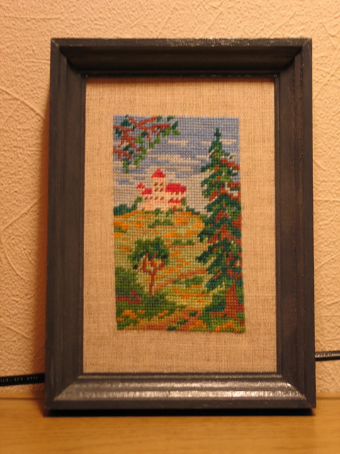 маленький замок . мои работы