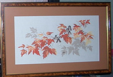 ветка клена. 