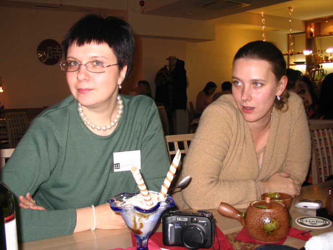 Шарлотка и ЮляЛ. Встреча в Суши-Тайм 14.01.2006