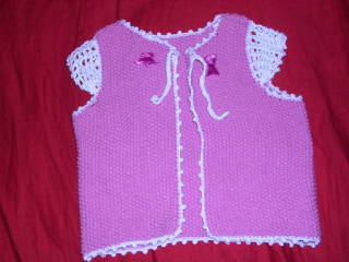 Жилеточка к платью. Творения